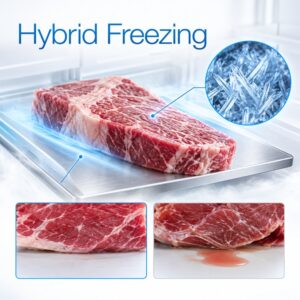 انجماد سریع Hybrid Freezing — تصویرسازی مفهومی